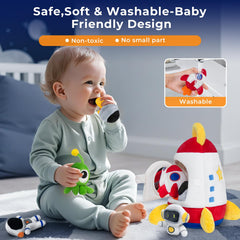 IPOZITO crinkle texture highlights auditory engagement during play sessions.
