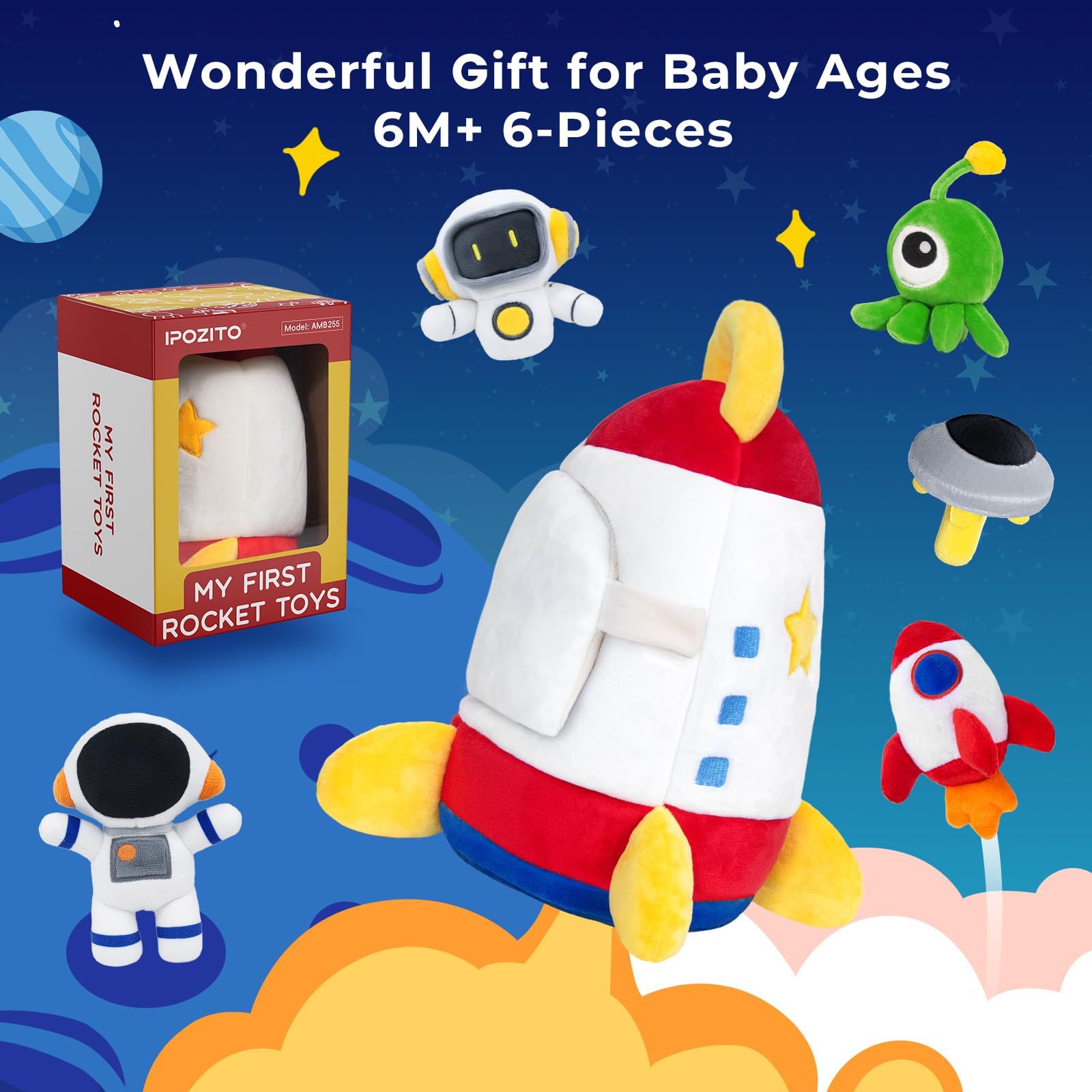 IPOZITO portable rocket storage keeps toys organized on the go.