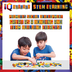 IQ BUILDER gift-idea: a versatile educational toy that sparks curiosity and creative play.