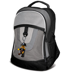 IQ LEGO Captain Brickbeard keychain light includes batteries for immediate use.
