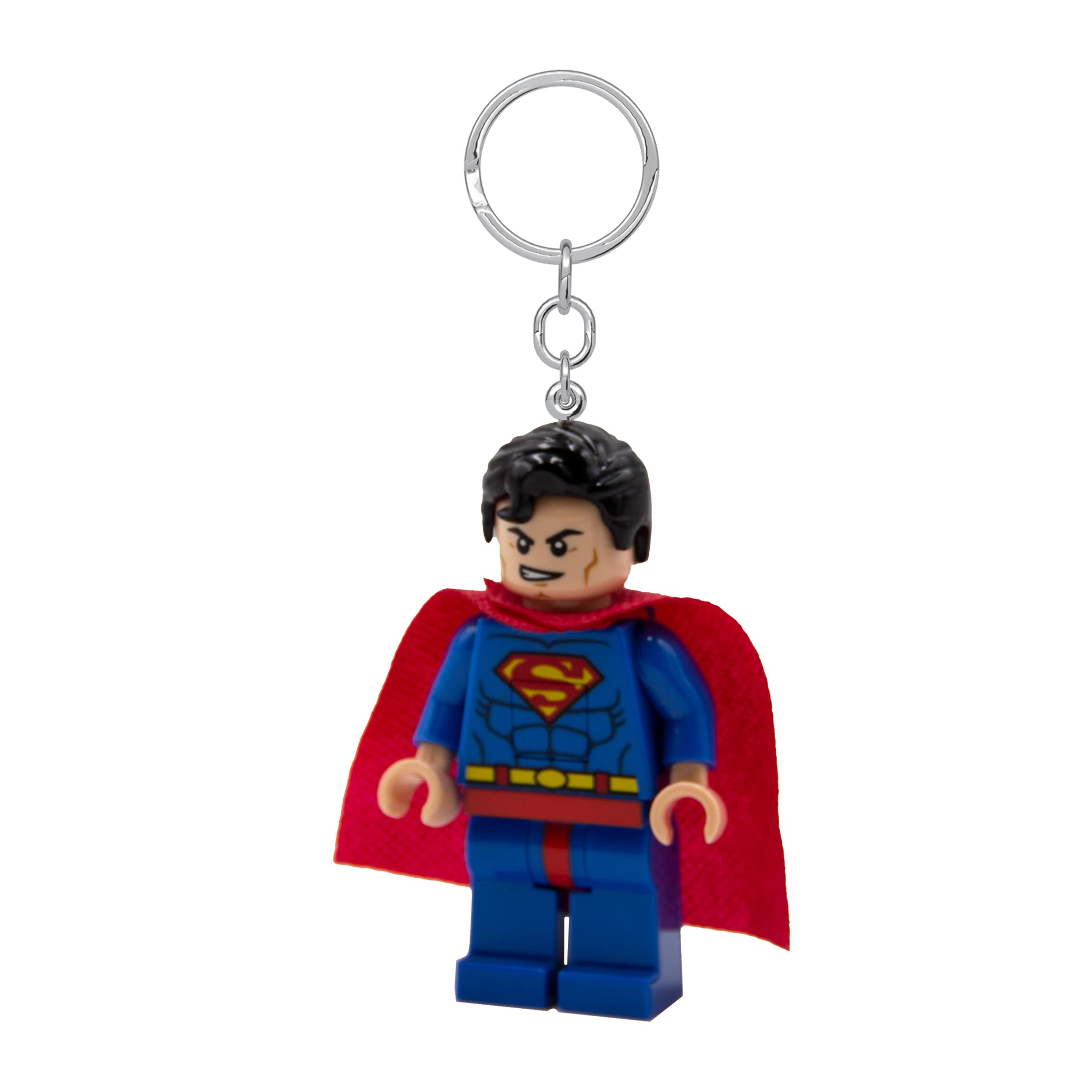 IQ LEGO DC Superman keychain light durable, everyday carry companion.