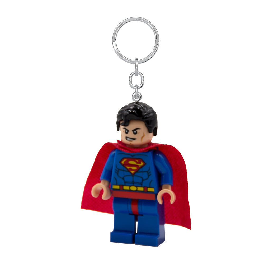 IQ LEGO DC Superman keychain light durable, everyday carry companion.