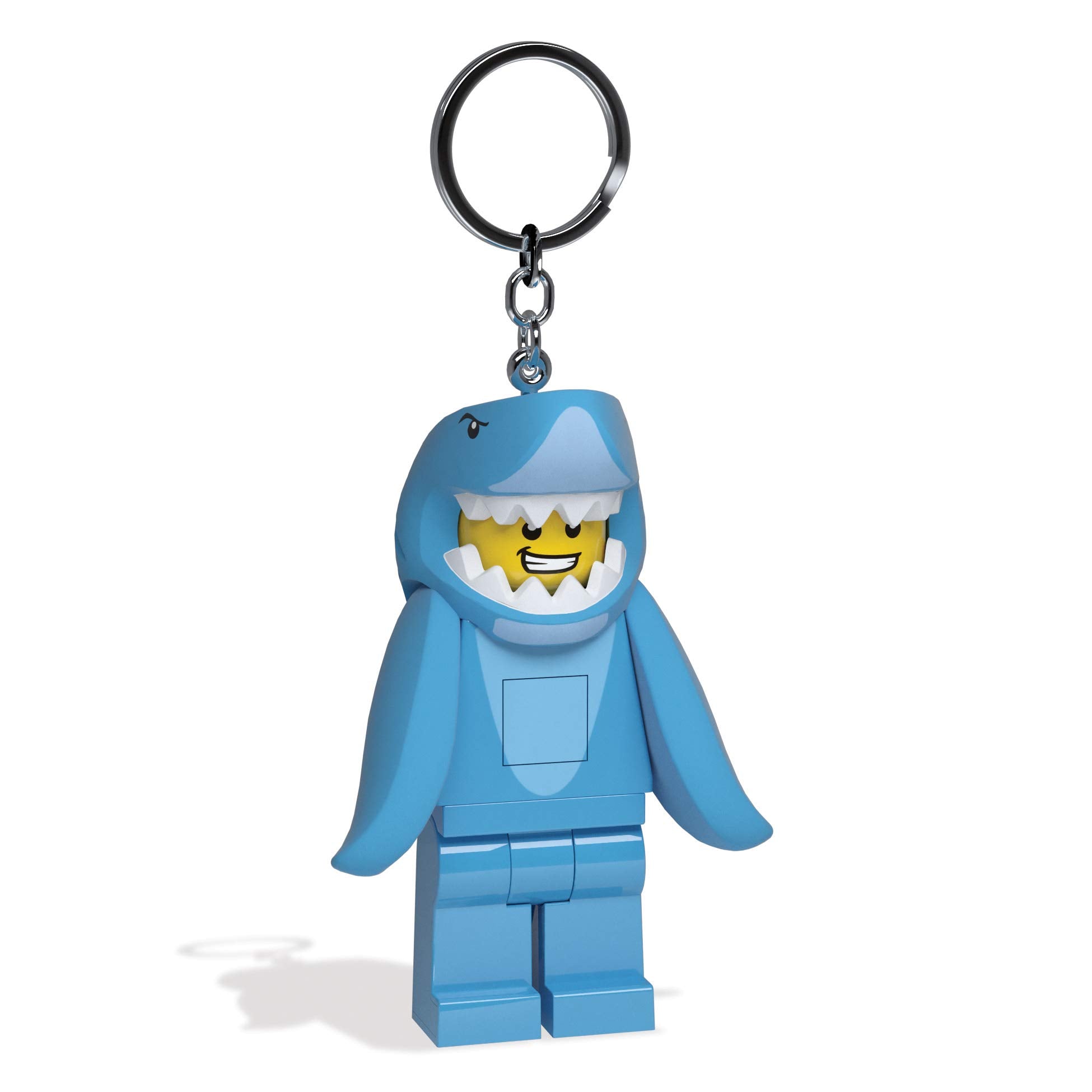 IQ LEGO minifigures keychain light; a fun gift for LEGO fans and kids.
