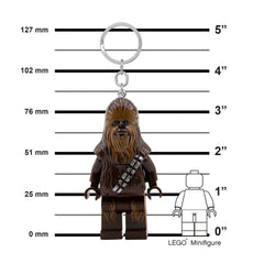 IQ LEGO Star Wars Chewbacca Key Light back view showing on/off chest switch.