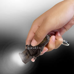 IQ LEGO Star Wars Chewbacca Key Light chest button enables quick LED activation.
