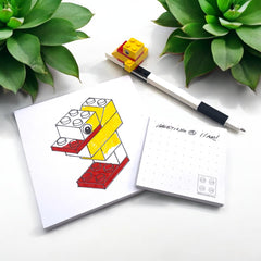IQ Lego Stationery Duck Build set features a 10-piece duck build for fun creativity.