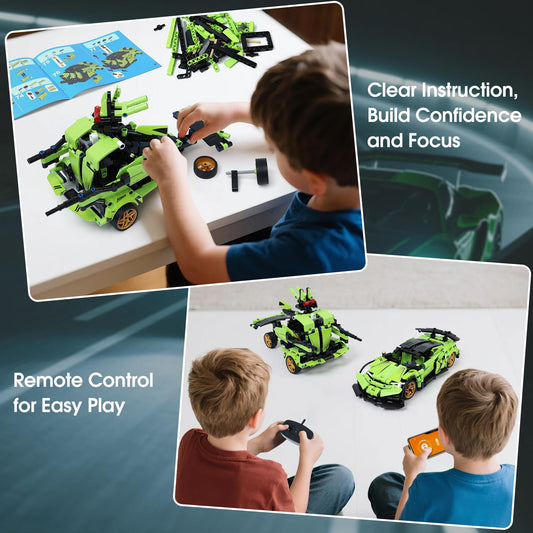 IQKidz 2-in-1 robot build encourages creative engineering and exploration
