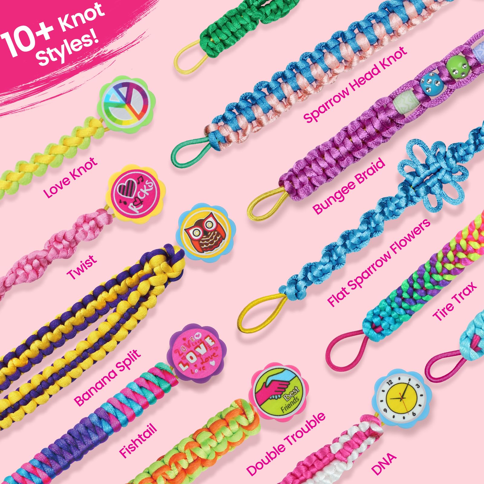 IQKidz beads and clasps — stylish accents to customize bracelets