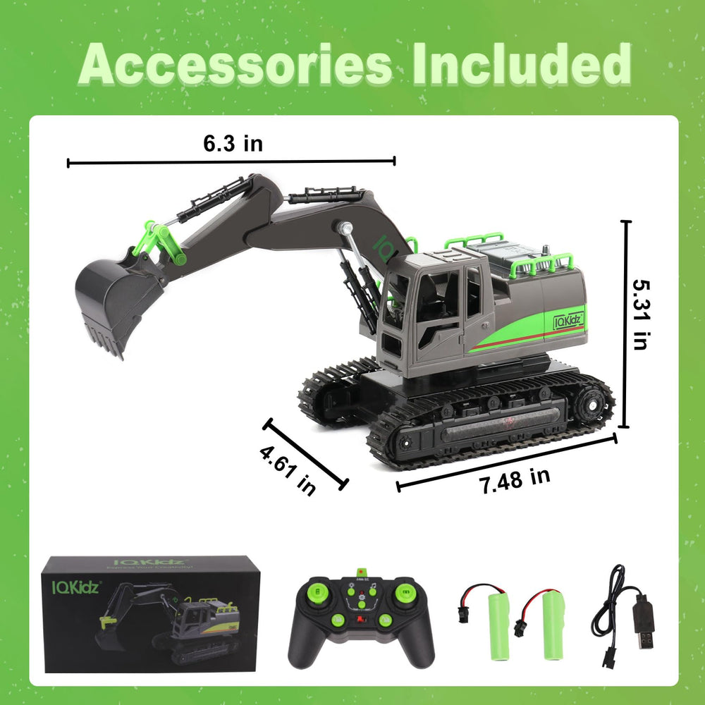 IQKidz light and sound features for immersive construction play