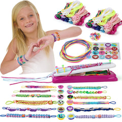 IQKidz friendship bracelet kit loom — easy weaving setup for kids