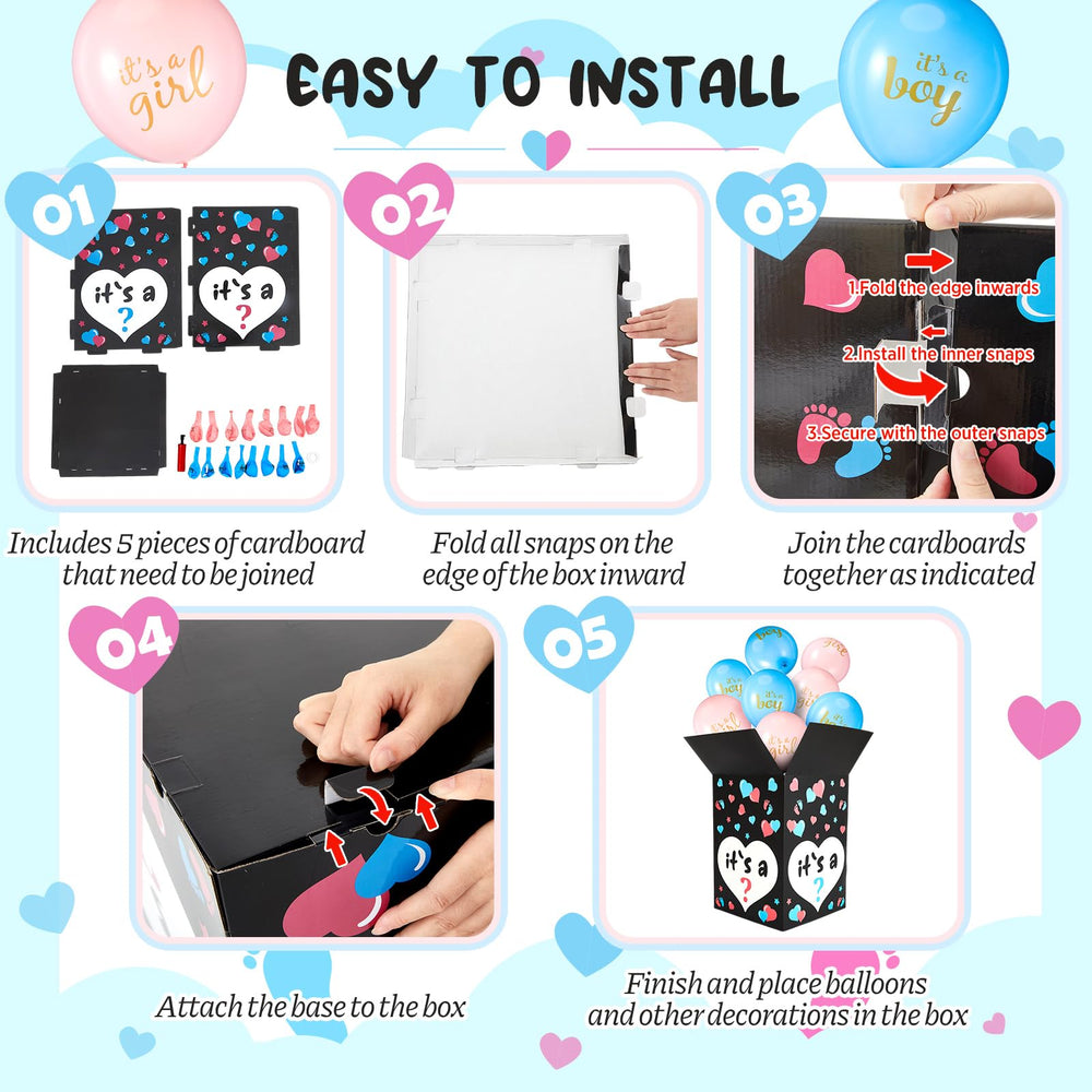 Ireer air pump and ribbon included for quick, mess-free setup.