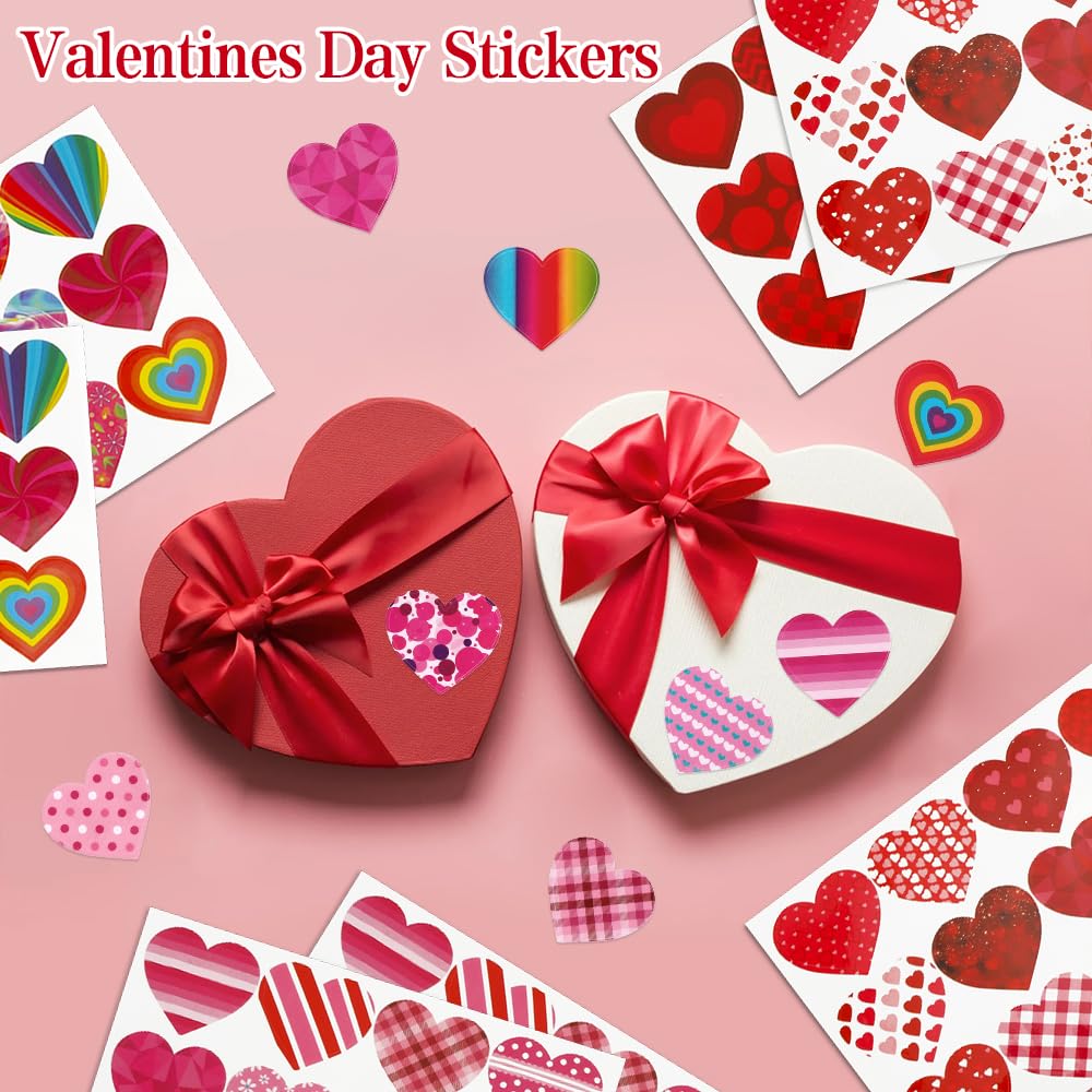 iRFKCIOW 16-sheet set with romantic designs—ideal for envelopes and crafts