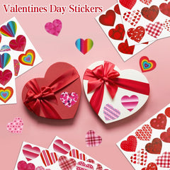 iRFKCIOW 16-sheet set with romantic designs—ideal for envelopes and crafts