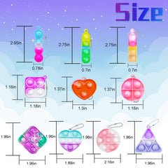 Irnushka colorful mini Pop Its for party favors and classroom focus.
