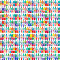 Irnushka rectangle pop keychain bulk 360 pcs in vibrant colors for classroom fun