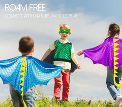 IROLEHOME dragon wings back vest with hook-and-loop fasteners for easy wear
