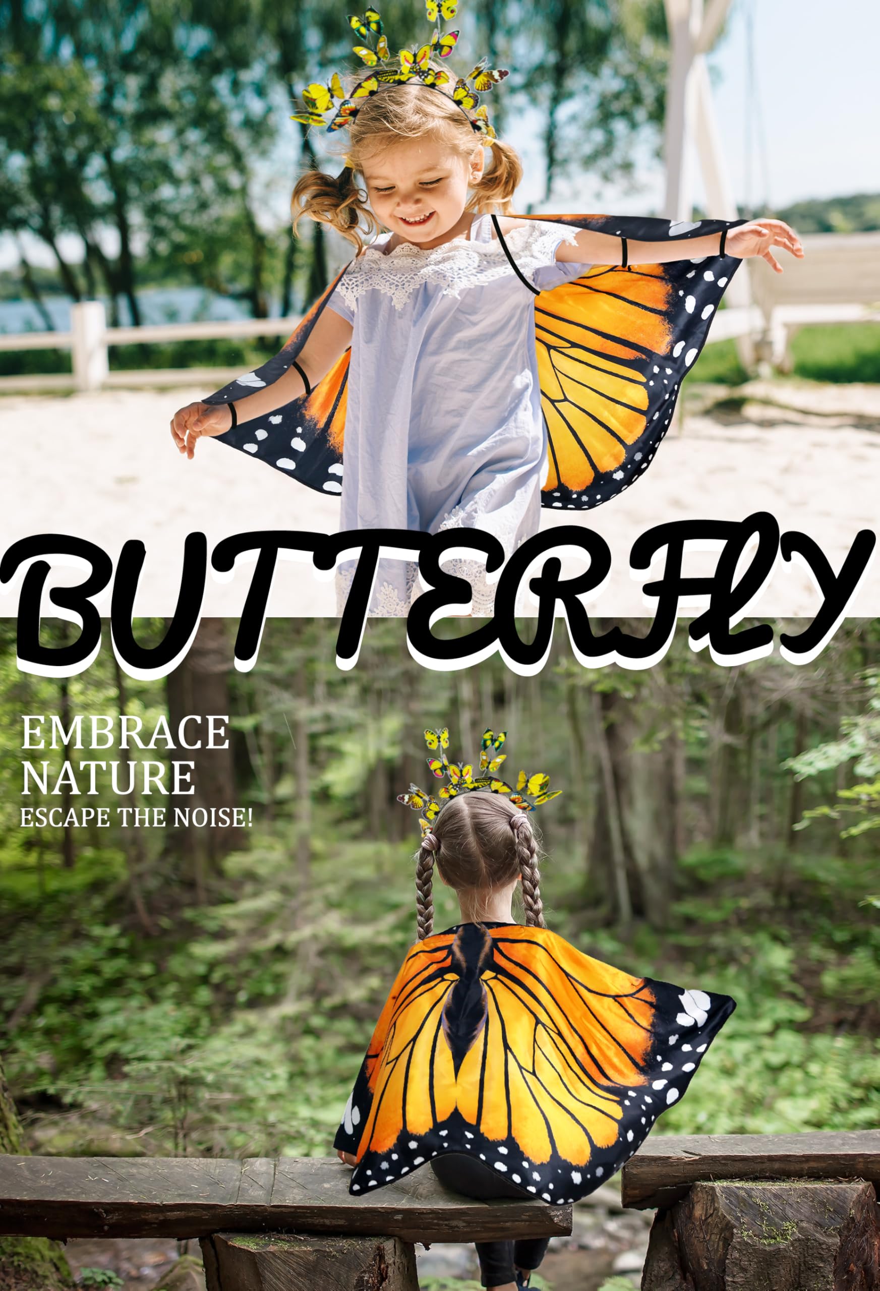 iROLEWIN high-density satin edges keep wings durable for energetic adventures.