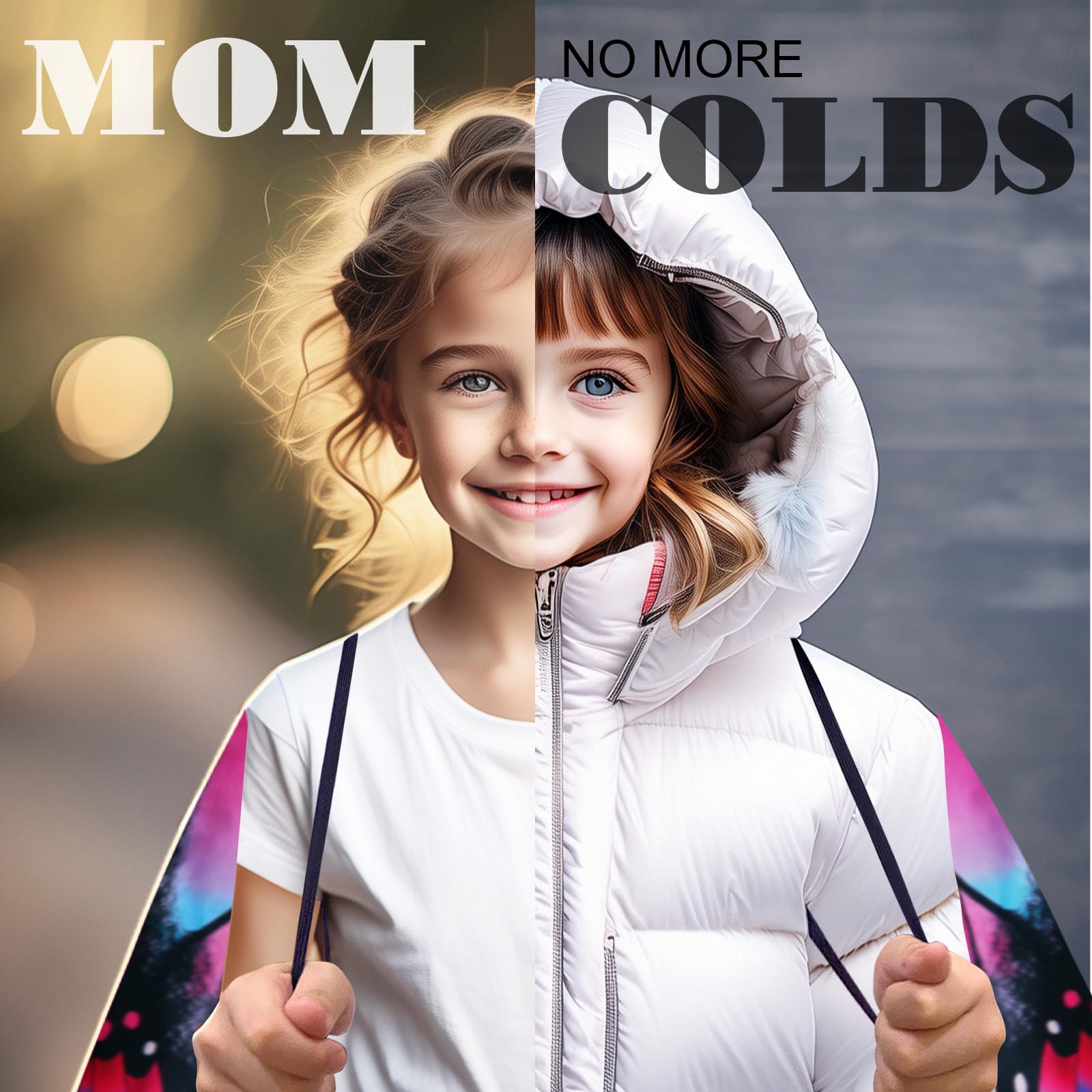 iROLEWIN secure, slip-free wings—3-point design for comfy dress-up.