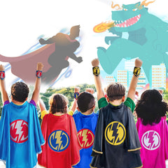 iROLEWIN Speed cape in action during backyard playtime