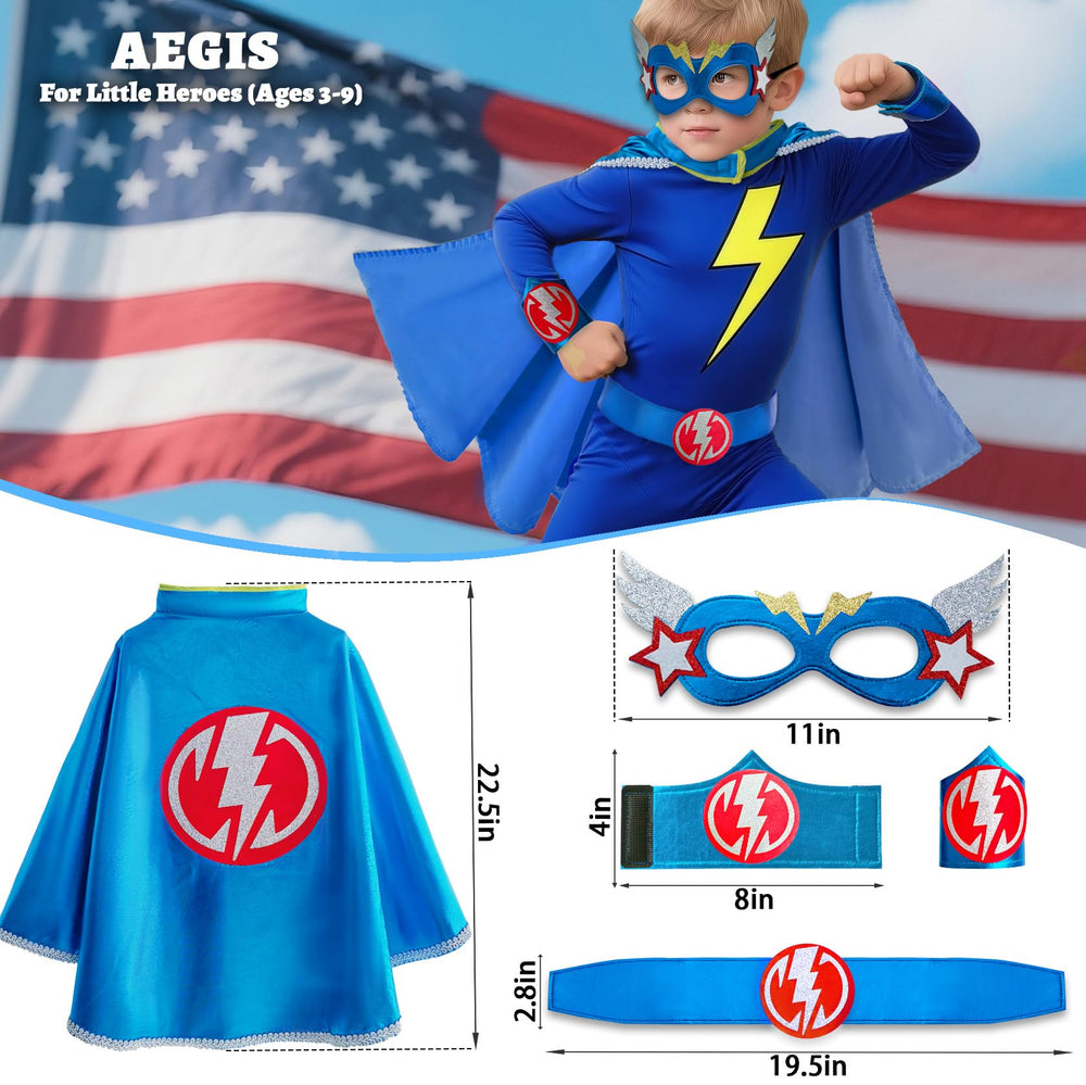 iROLEWIN Speed belt set completes coordinated hero outfits