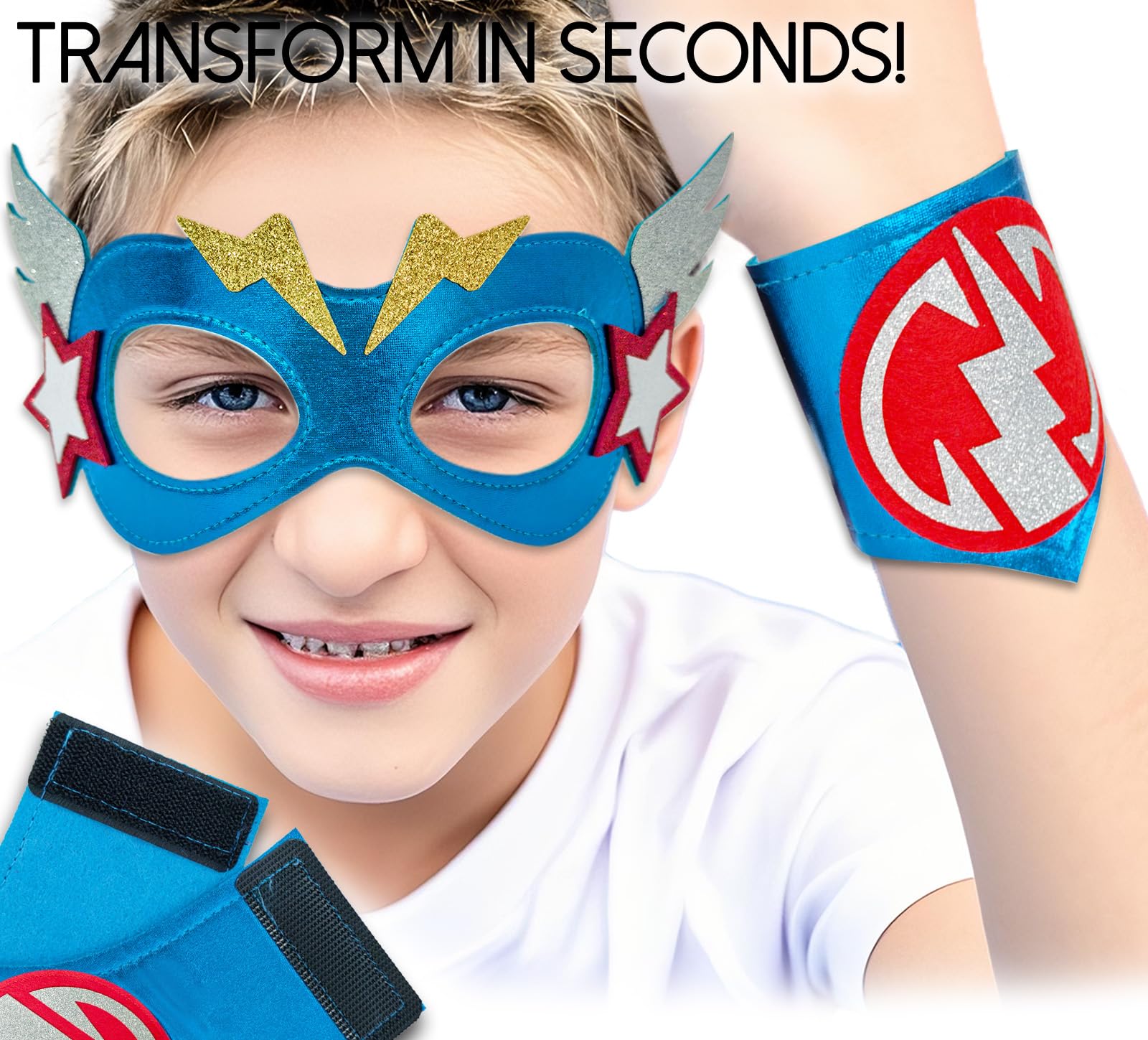 iROLEWIN Speed adjustable mask ensuring secure, comfortable costume wear