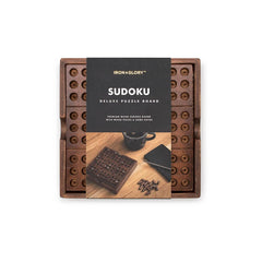 Iron And Glory wooden Sudoku pegs for tactile play and easy puzzle setup.