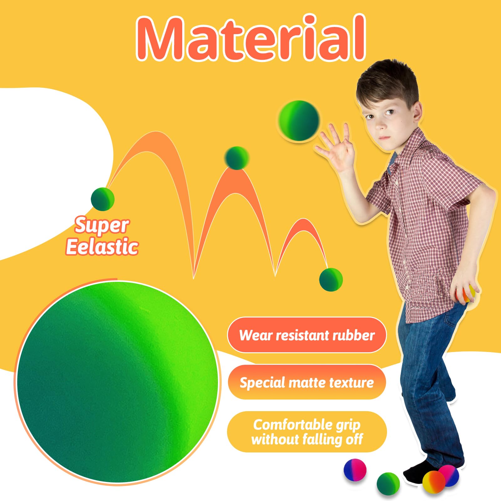 Irrmshr jumbo bouncy ball red and purple for vivid outdoor games