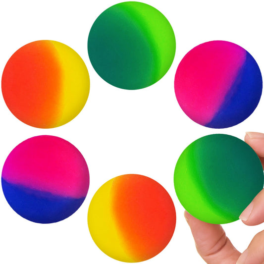 Irrmshr jumbo bouncy ball yellow and orange for outdoor play and family fun