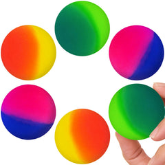 Irrmshr jumbo bouncy ball yellow and orange for outdoor play and family fun