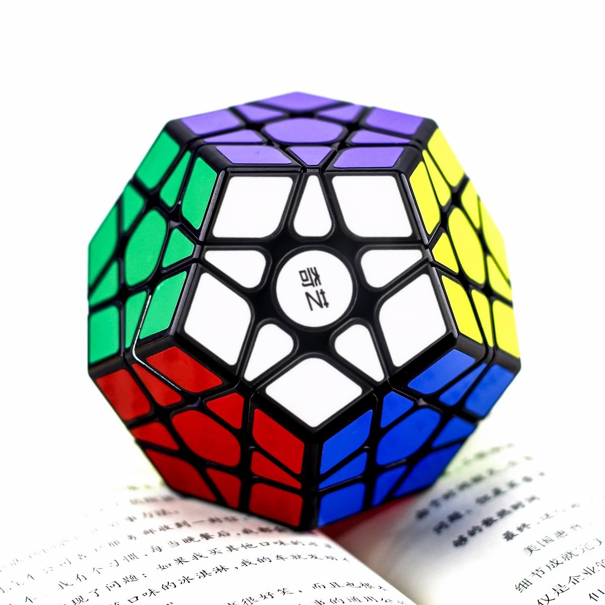 IRRDFO Megaminx speed cube black hands-on use captures focused practice and cognitive challenge