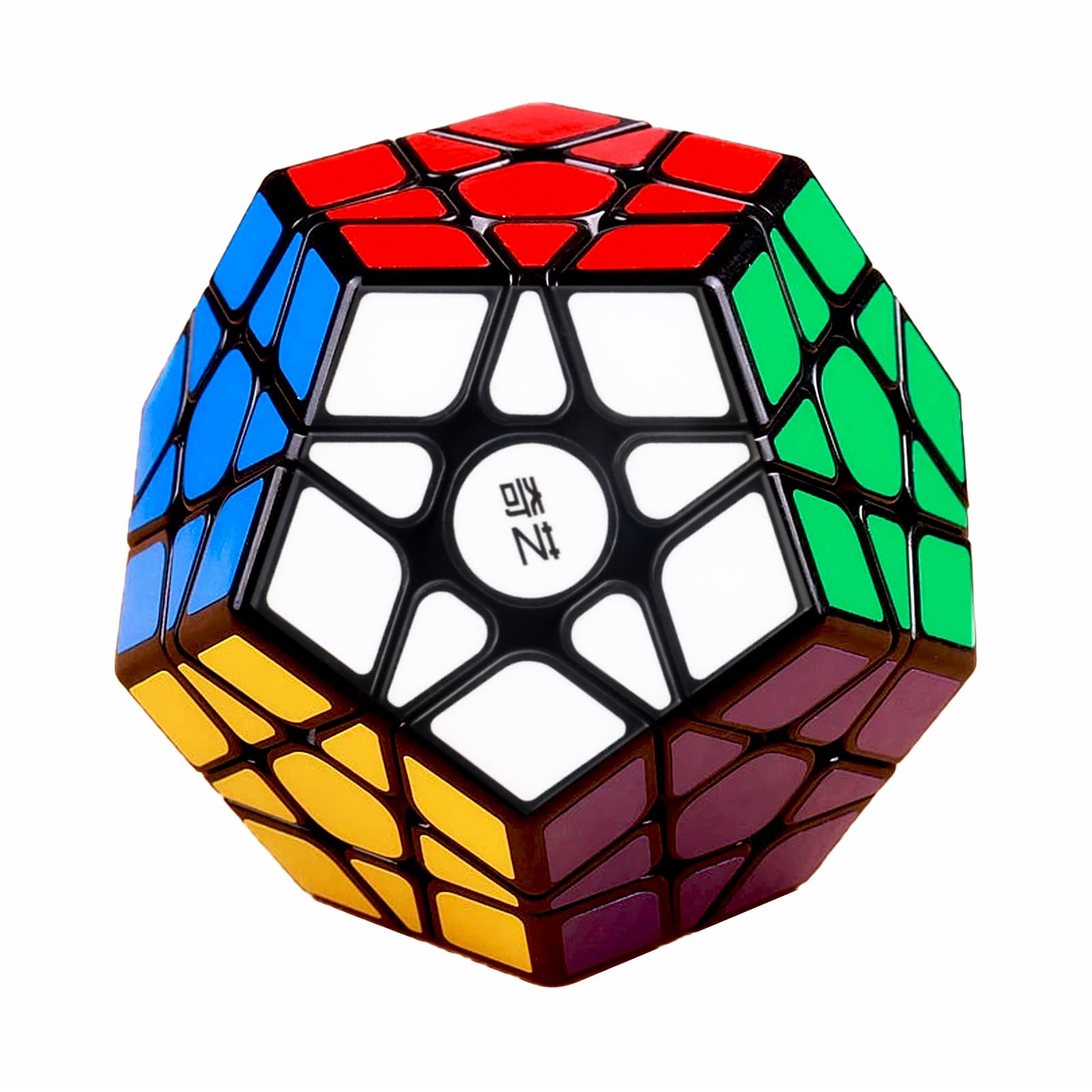 IRRDFO Megaminx speed cube black side view highlighting compact form for on-the-go solving