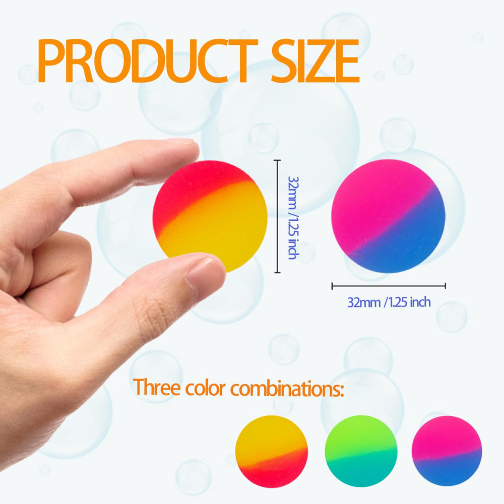 Irrmshr 32mm frosted bounce ball with high visibility.