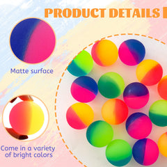 Irrmshr two-tone color matching bouncy ball for style and bounce