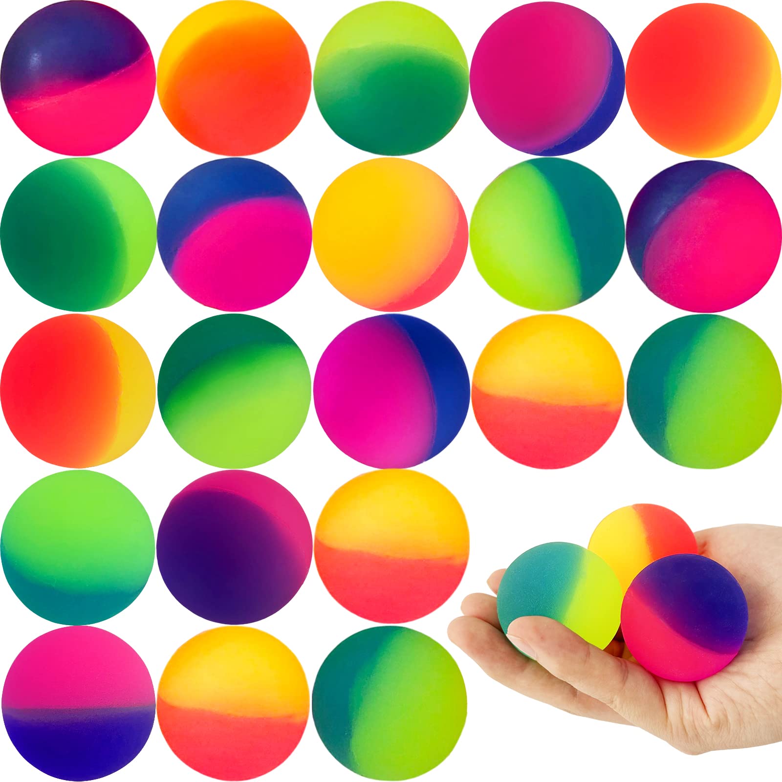 Irrmshr jumbo bouncy ball in assorted colors for vibrant play and reliable bounce