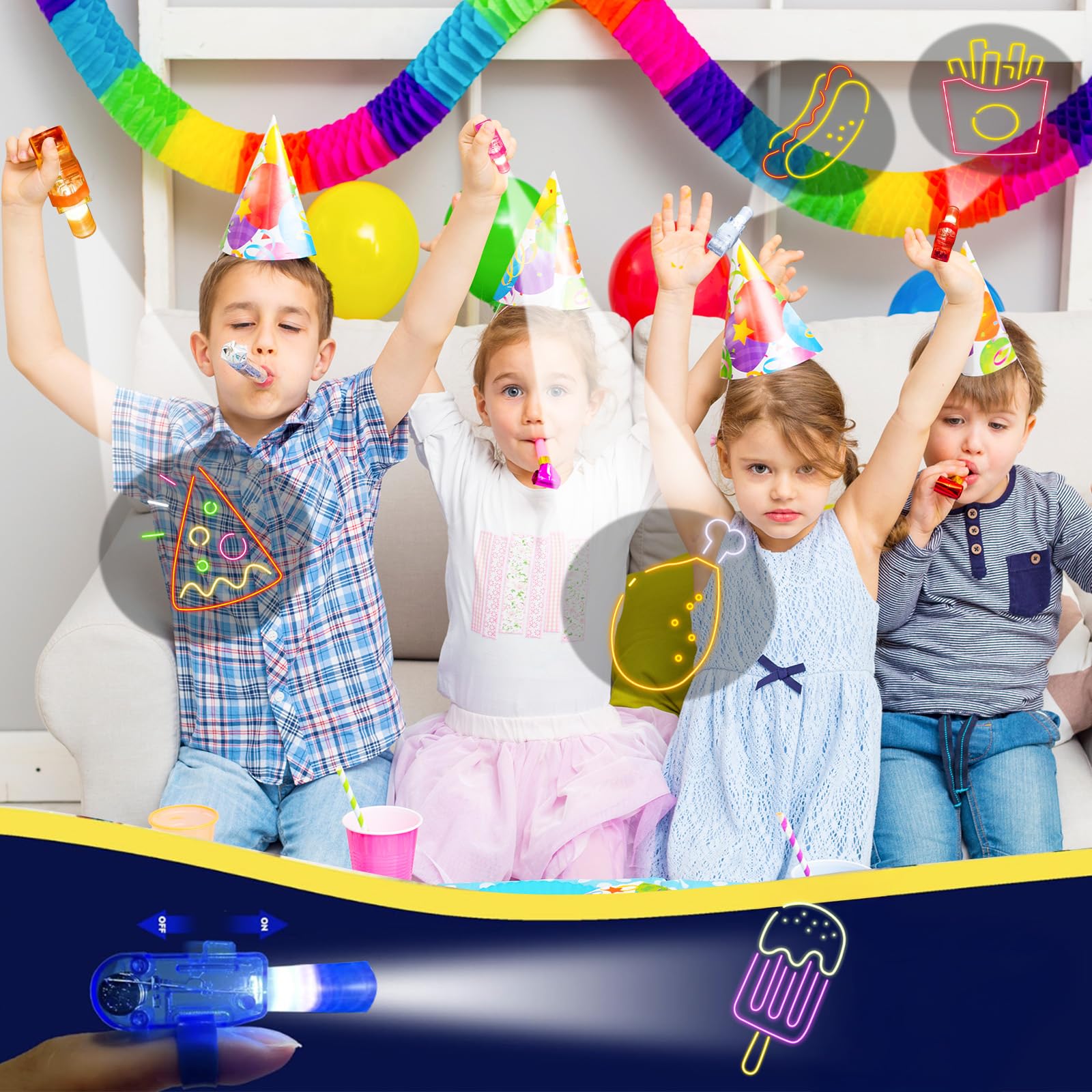 iRugosa hapfyer kids birthday use adds playful glow