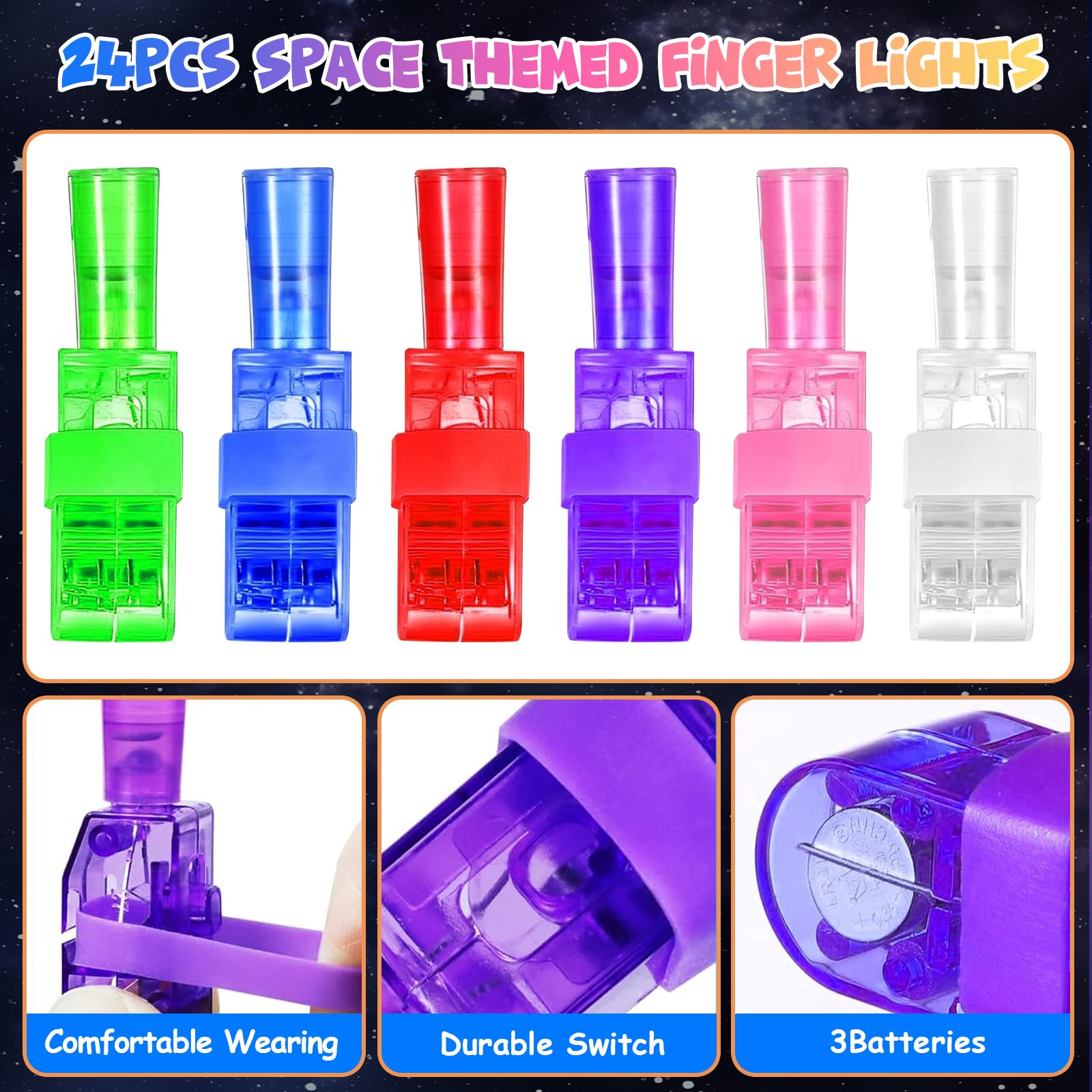 iRugosa Hapfyer party decor finger light enhances tables and goodie bags