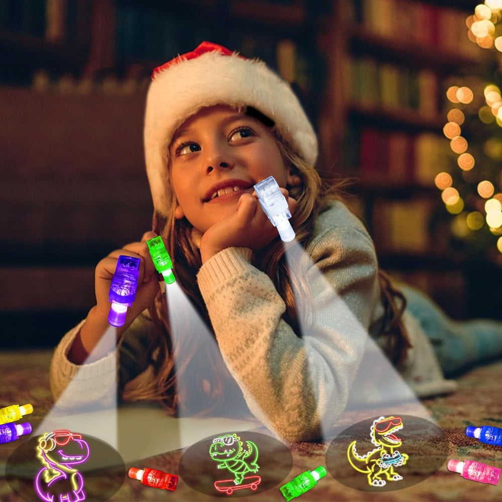 iRugosa hapfyer finger light projects dino patterns to boost party atmosphere.
