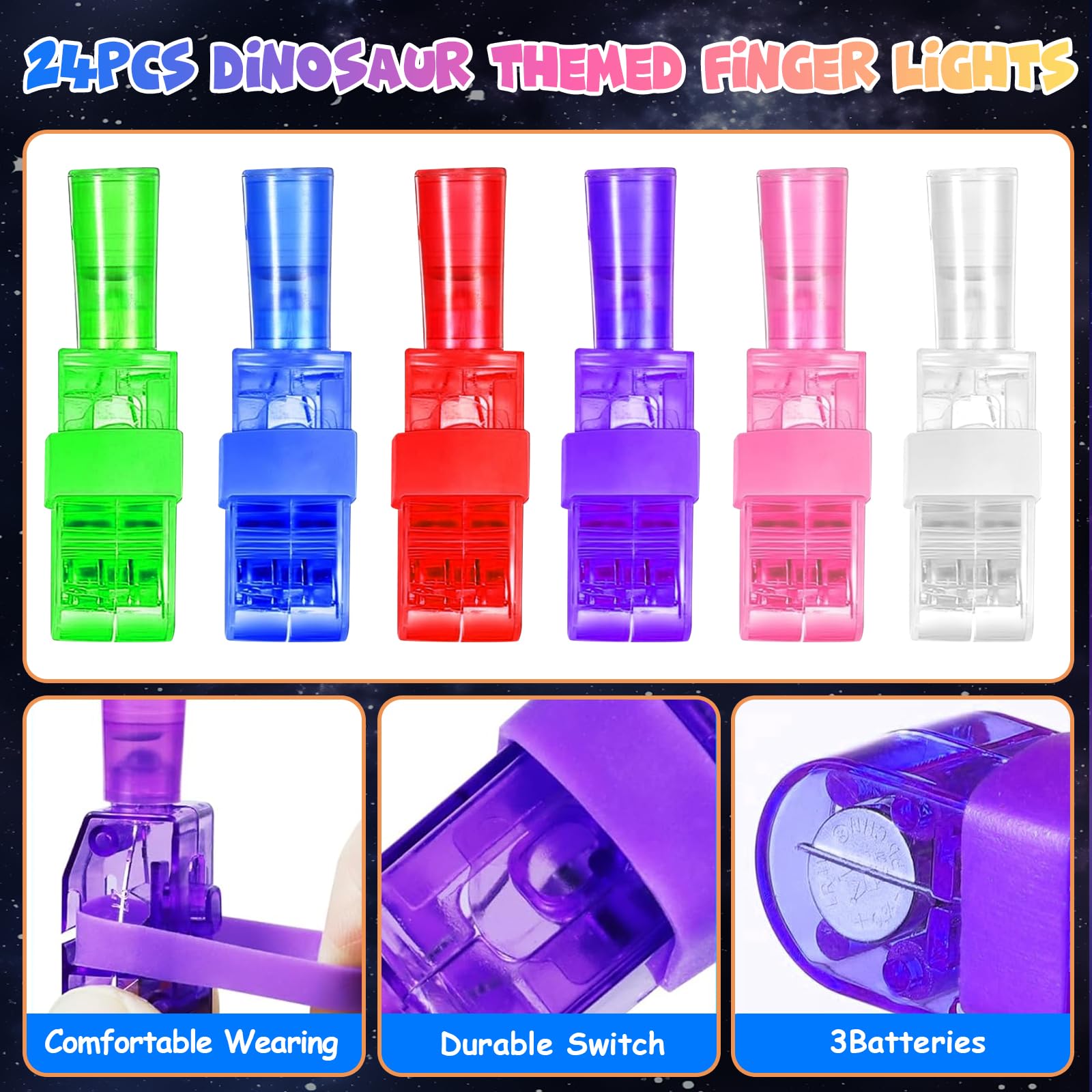 iRugosa hapfyer glow-in-the-dark lights brighten celebrations for all ages.
