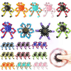 Irvotbes transformable spinner with six deformable chains for creative shapes and focus.