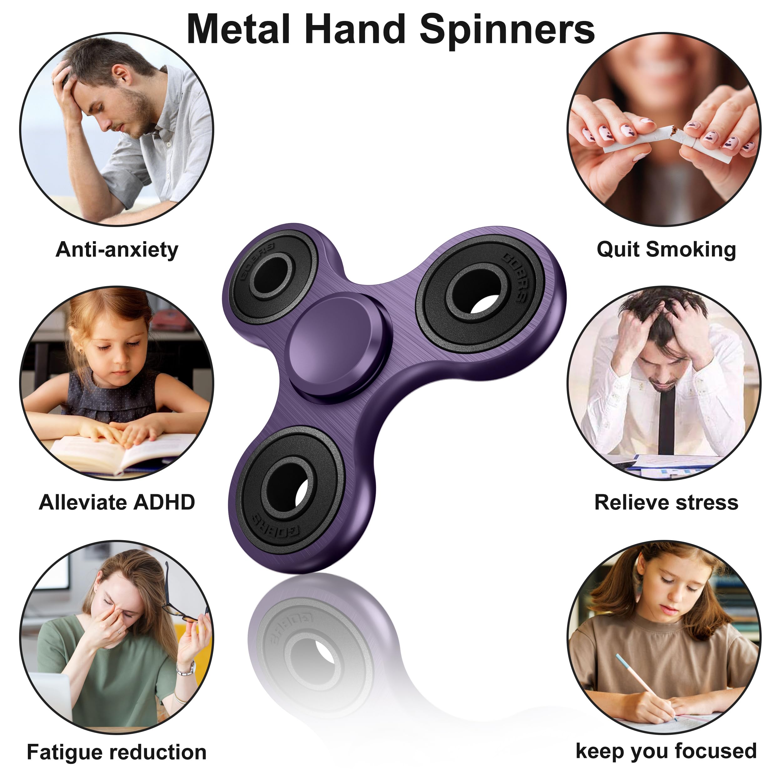 Isapral fidget spinner desk-spin-practice aids focus and rhythm at a desk.