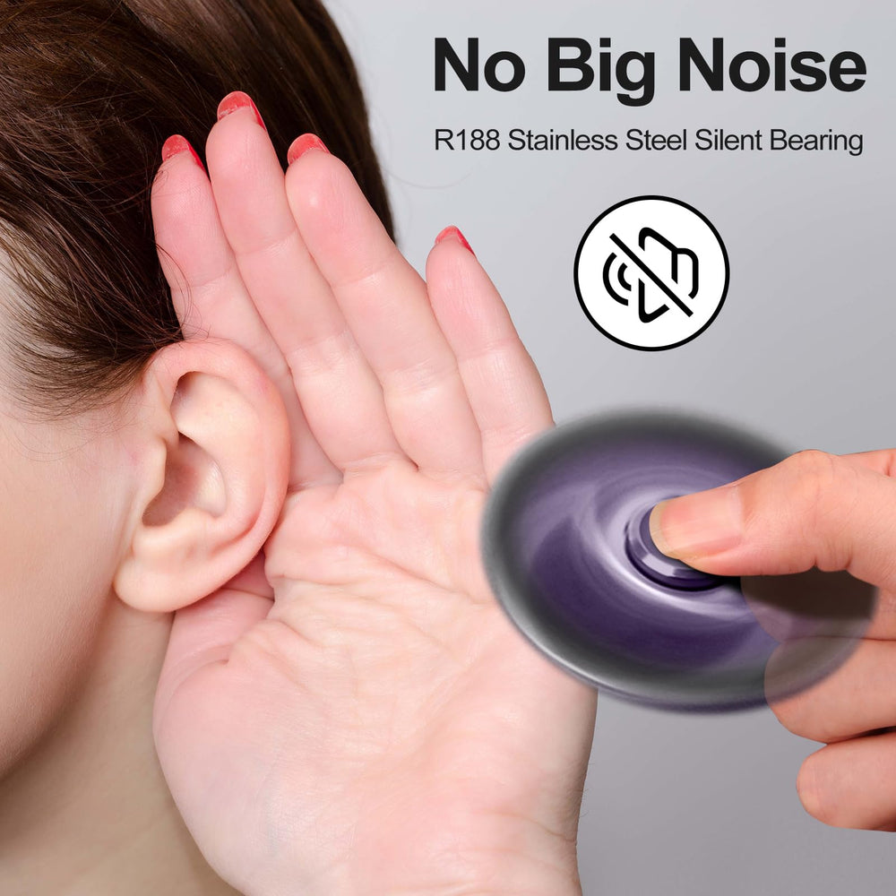 Isapral fidget spinner ergonomic-design helps restless hands channel energy into calm motions.