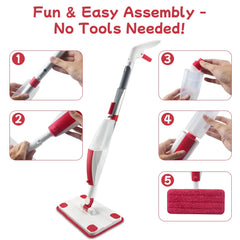 Iselyn kit shows quick, tool-free assembly for independent use.