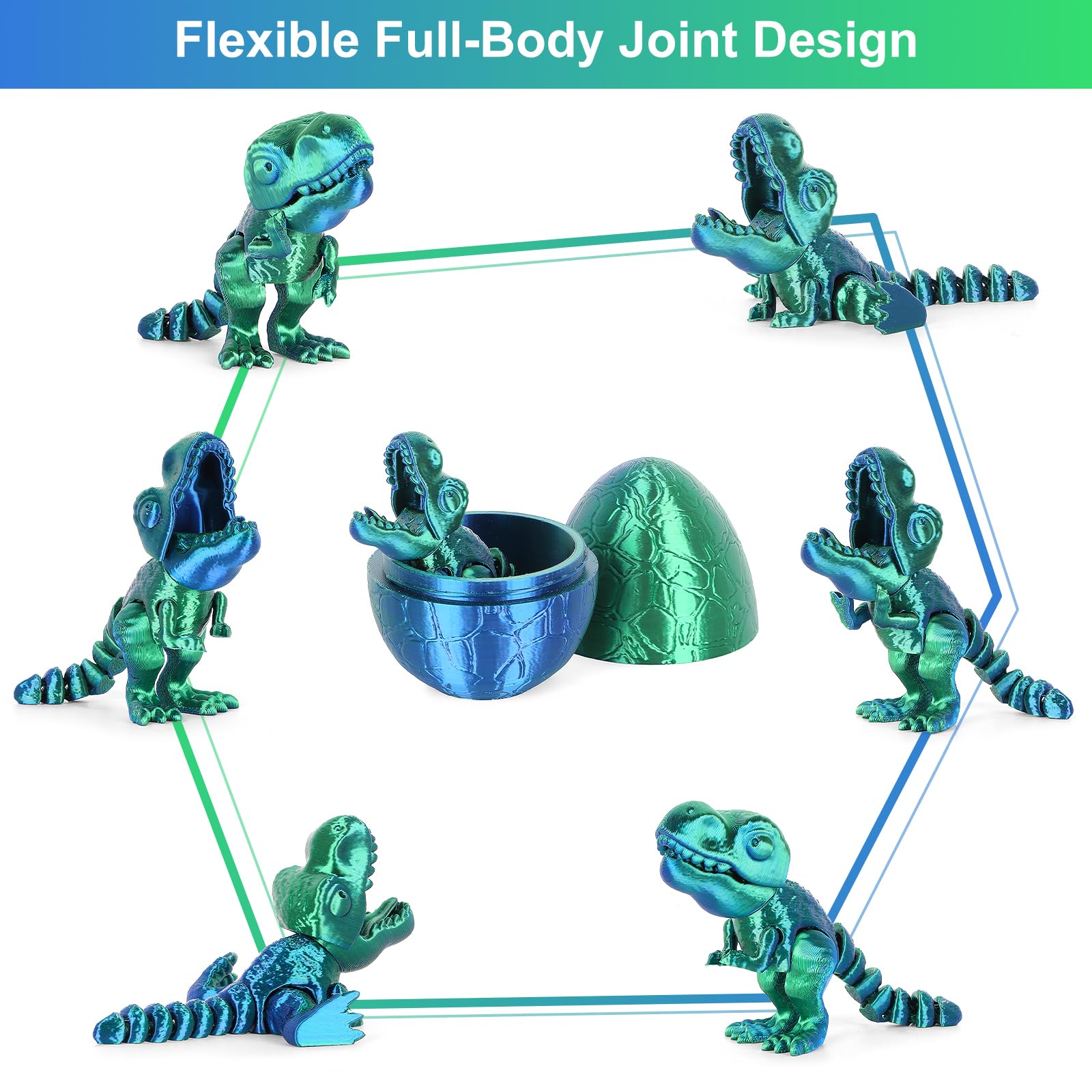 ISFOFO dragon egg rotate-open design shows the dragon inside for tactile exploration.