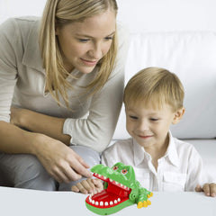 iShyan crocodile teeth game battery compartment shows two AG13 batteries included.