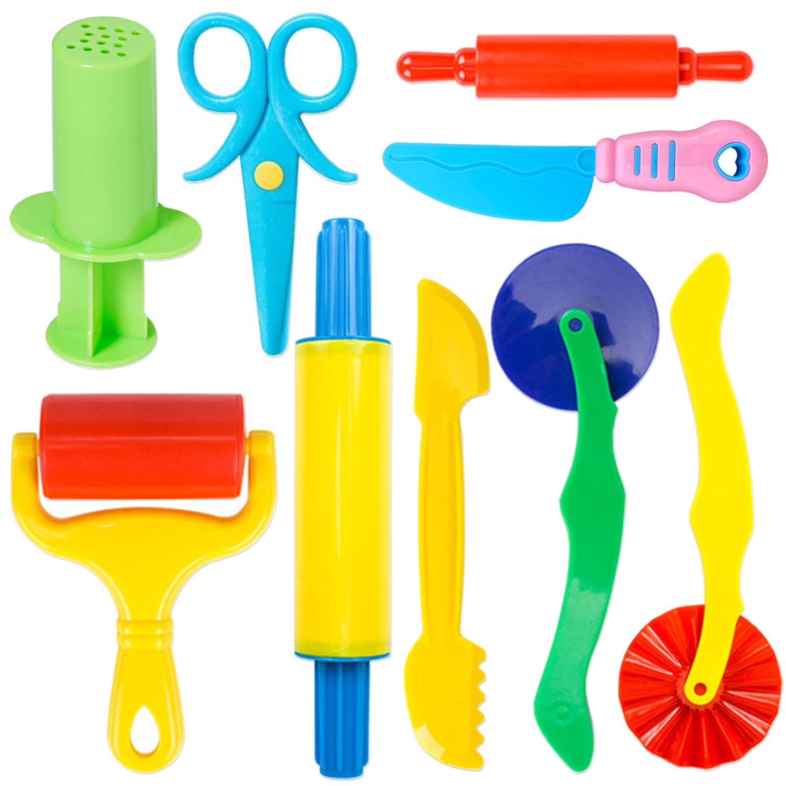 iShyan dough tool kit rolling pin in action supports kid-friendly shaping and rolling