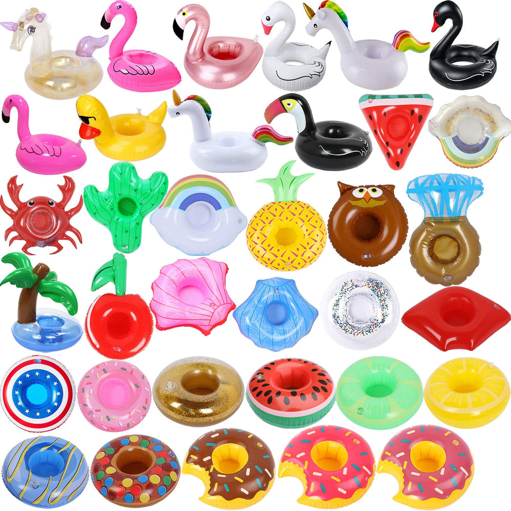 iShyan inflatable drink holder swan keeps beverages within reach in the pool.