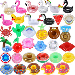 iShyan inflatable drink holder swan keeps beverages within reach in the pool.