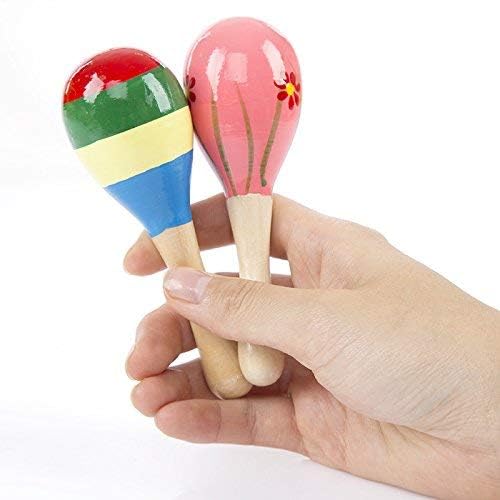 Islmlisa mini maracas are lightweight and 4.5 inches, ideal for rhythm fun.