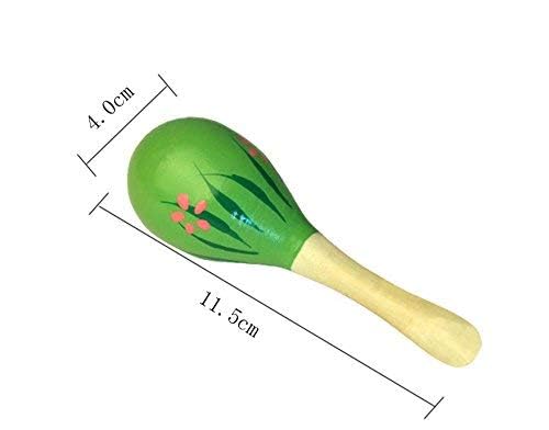 Islmlisa six-pack maracas support grasping and sensory exploration during play.