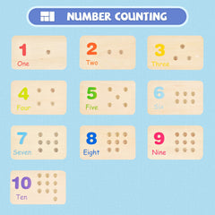 ISMETACU counting peg board for toddlers in action supporting early math practice